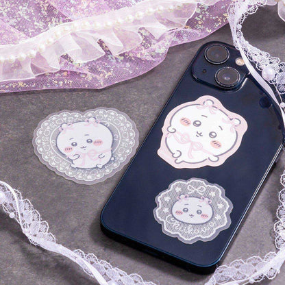 吉伊卡哇 Go!HARAJUKU可貼在手機上的3件套貼紙 (蝴蝶結 吉伊卡哇)