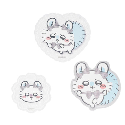 吉伊卡哇 Go!HARAJUKU可貼在手機上的3件套貼紙 (蝴蝶結 小桃鼠)