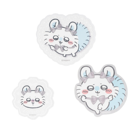 吉伊卡哇 Go!HARAJUKU可貼在手機上的3件套貼紙 (蝴蝶結 小桃鼠)