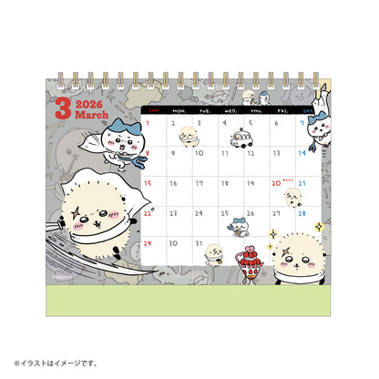 ちいかわ 2026年1月始まり卓上カレンダー（ミニシール付き）