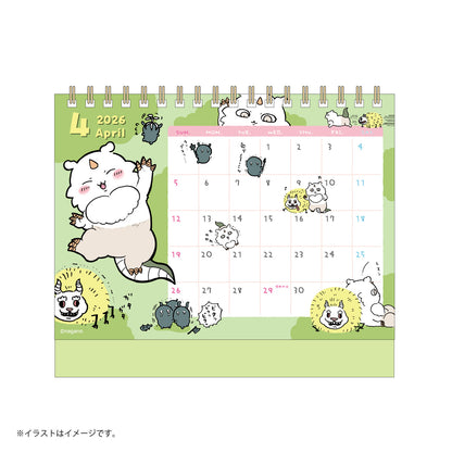 ちいかわ 2026年1月始まり卓上カレンダー（ミニシール付き）