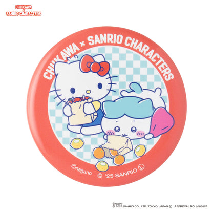 Chiikawa × Sanrio Characters Trading Supermarket Can Badge (All 6 Types)