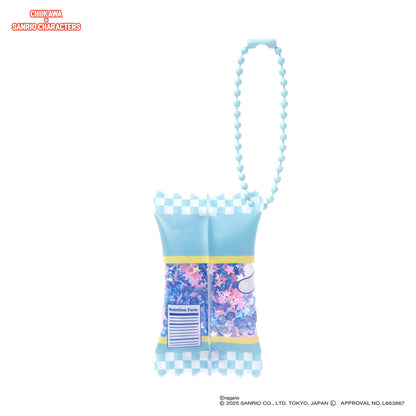 Chiikawa × Sanrio Characters Supermarket Shaka Shaka Snack Keychain (Chiikawa and Cinnamoroll)