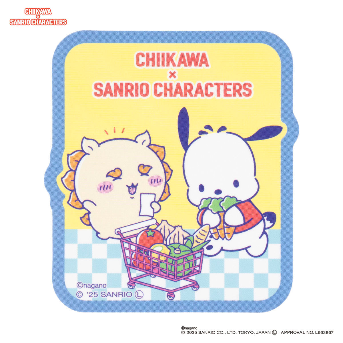 Chiikawa×Sanrio characters Kiramekko (6 types in total) copy 