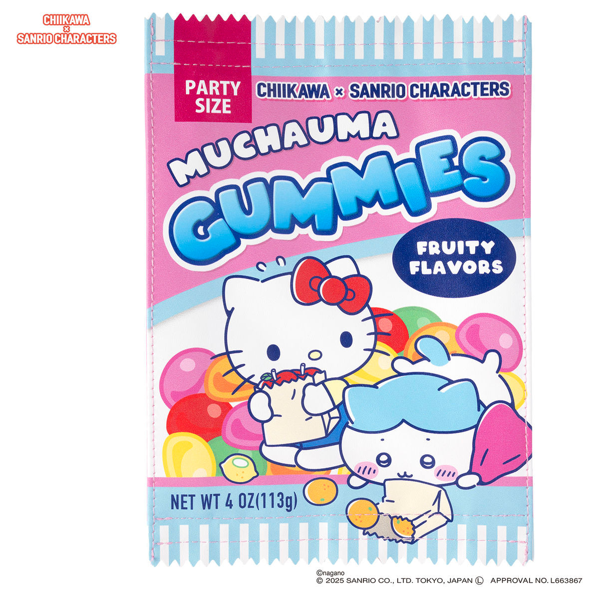Chiikawa × Sanrio Characters Supermarket Snack Pouch (Hachiware