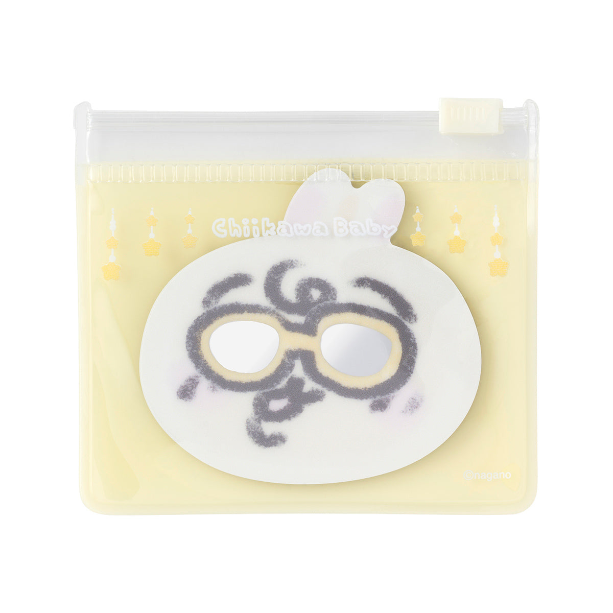 【新品未開封】ちいかわ　ピーチシリーズ　うさぎ　ポーチ　ミラー　シール　チラシ おしりを向けたポーズがかわいすぎる！ちいかわピーチシリーズのポーチ