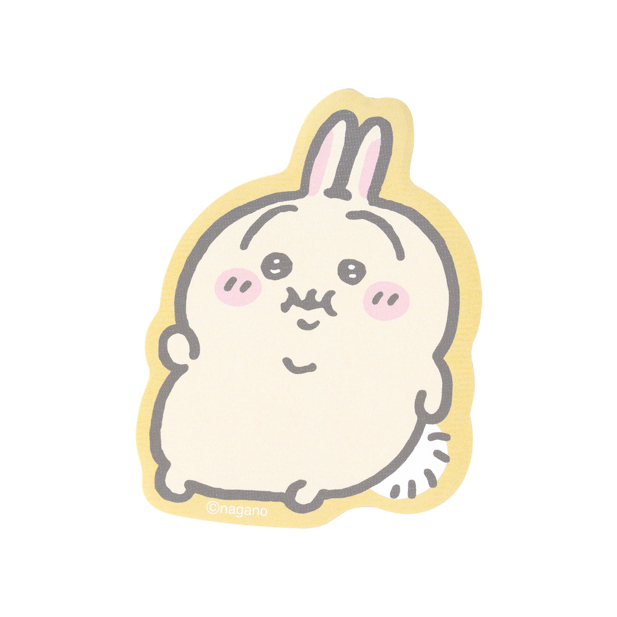 ちいかわ ぼっちゃりダイカットふせん（うさぎ）