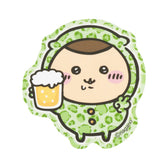 ちいかわ ヒョウ柄なみんなのスマホに貼れるサイズのステッカー（くりまんじゅう）