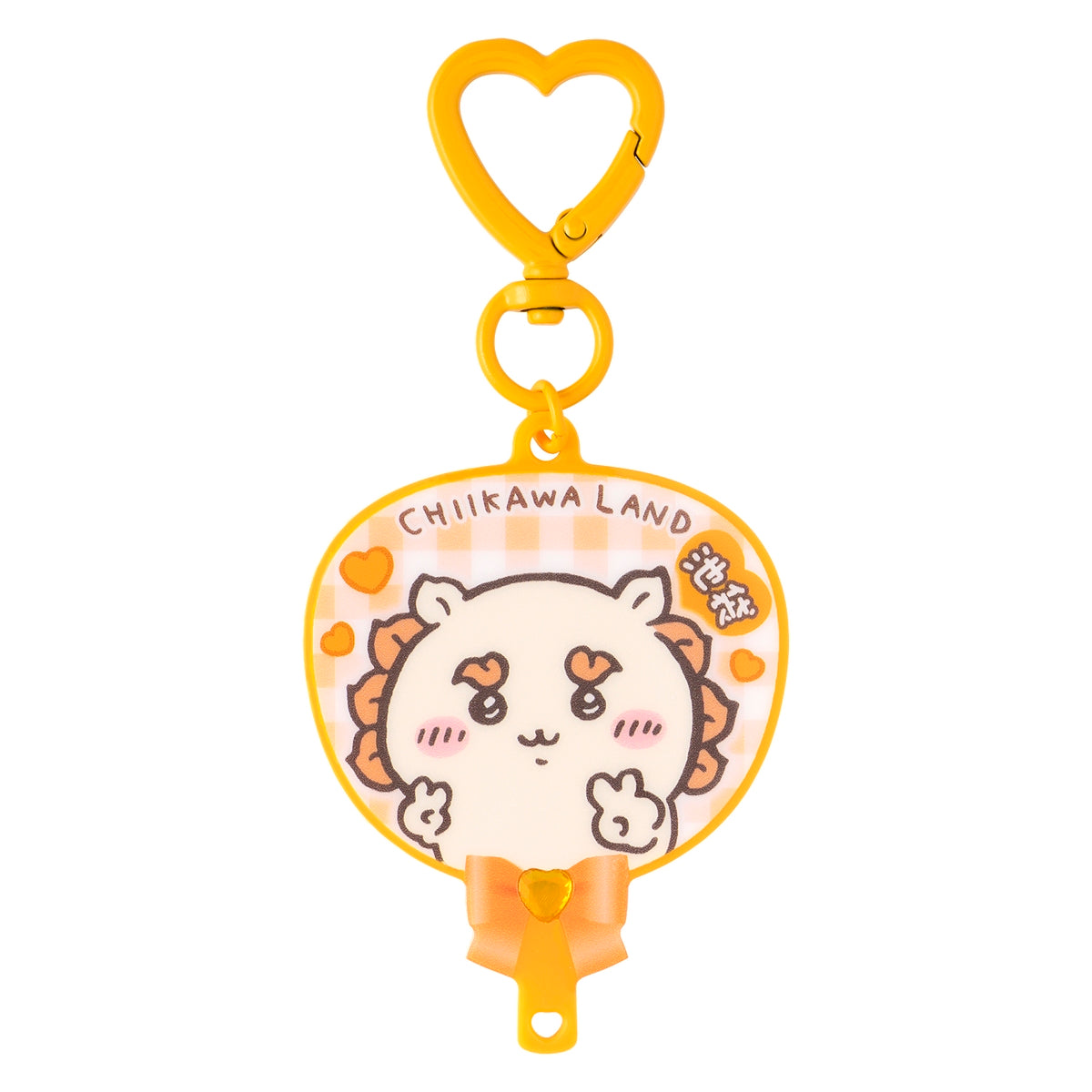 ちいかわ Go！IKEBUKURO うちわ型アクリルキーホルダー（シーサー）