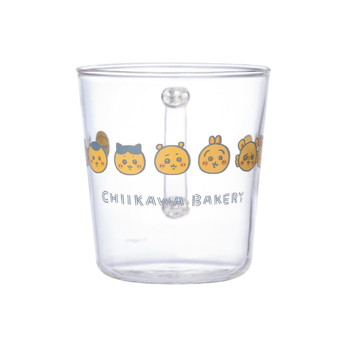 Chiikawa Bakery Heat-Resistant Glass Mug (Bread All)