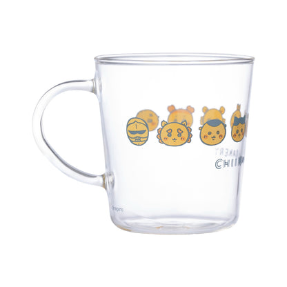 Chiikawa Bakery Heat-Resistant Glass Mug (Bread All)