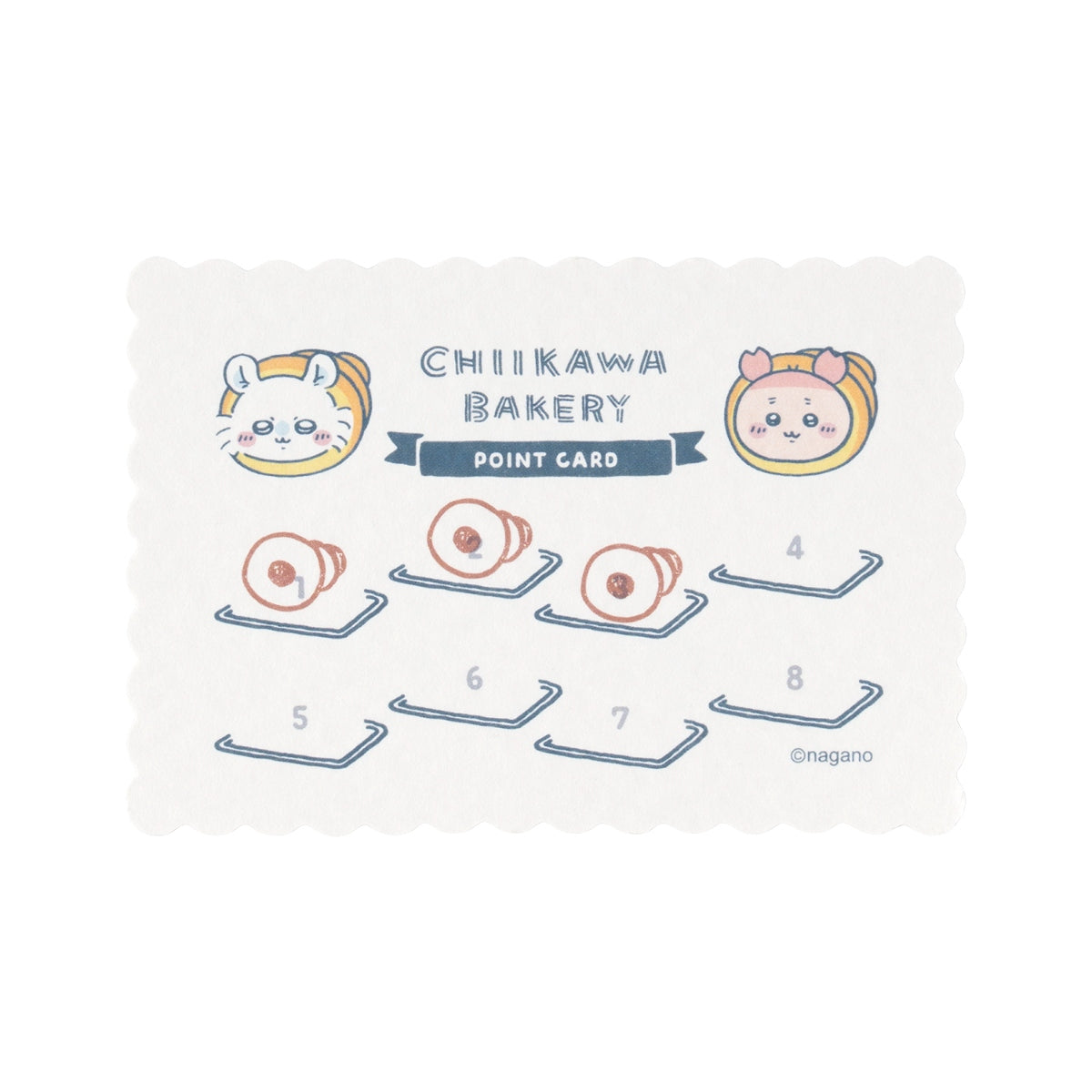 Chiikawa Bakery Trading Point Card (All 6)