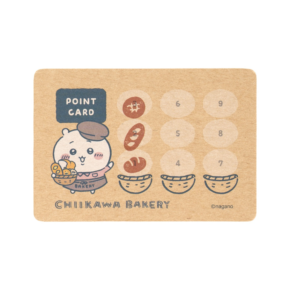 Chiikawa Bakery Trading Point Card (All 6)