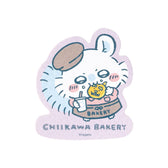 Chiikawa Bakery Phone-Size Textured Sticker (Staff Momonga)