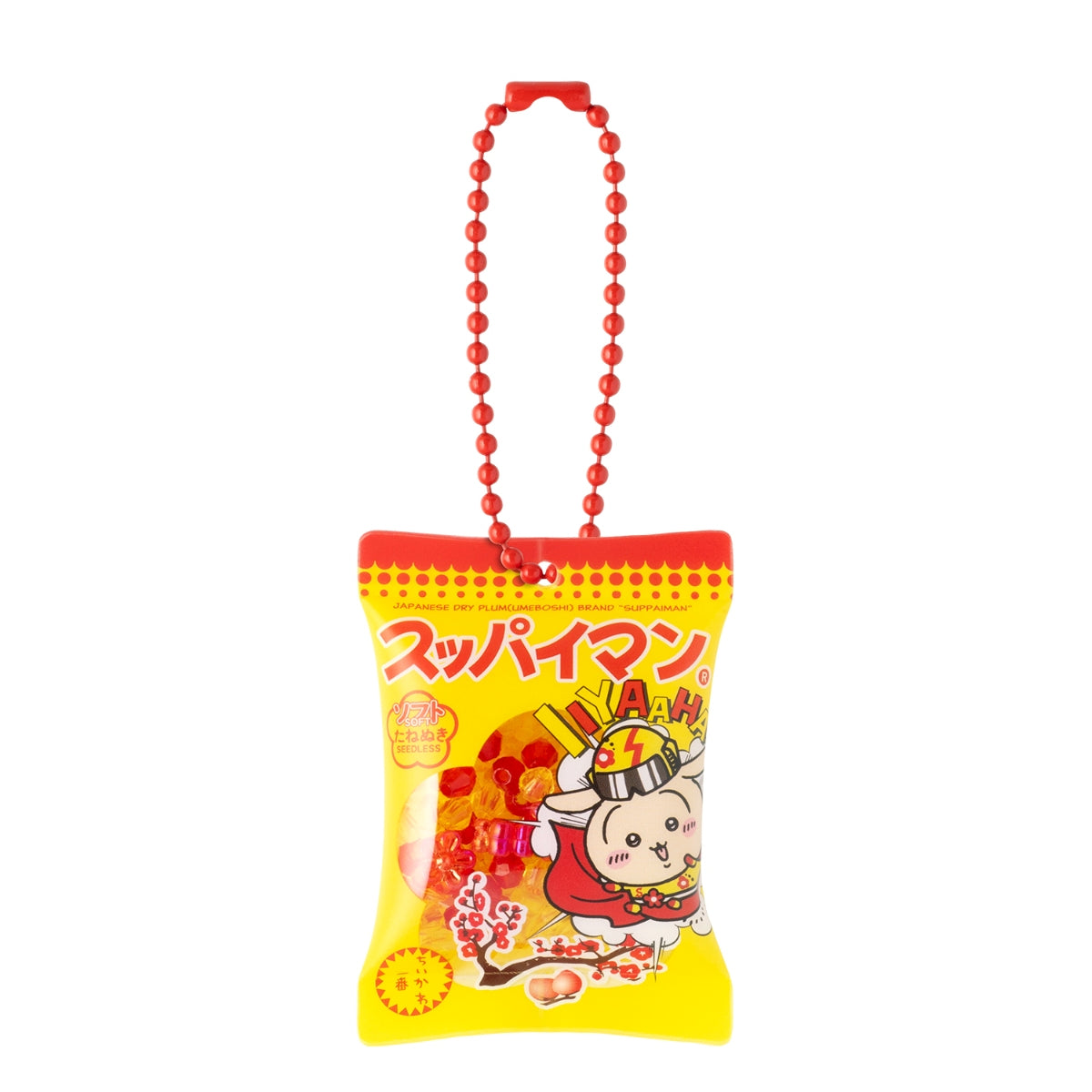 usagi usagi1009 ハワイ限定 5×20 Chiikawa x Suppaiman Shisa's Souvenir Shop Shaker Snack Keychain