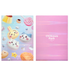 ちいかわ ちいかわパーク お菓子なホログラムクリアファイル