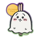 Chiikawa Chiikawa Park Ghost Phone-Sized Glow-in-the-Dark Sticker (Usagi)