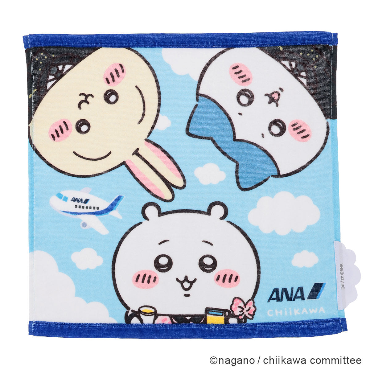 Chiikawa×ANA Towel Handkerchief