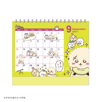 Chiikawa January 2027 Desk Calendar w/Mini Stickers