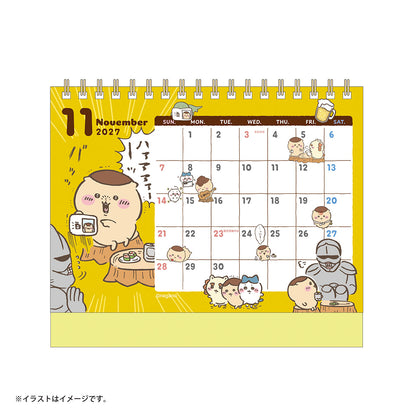 Chiikawa January 2027 Desk Calendar w/Mini Stickers
