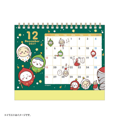 Chiikawa January 2027 Desk Calendar w/Mini Stickers