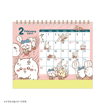 Chiikawa January 2027 Desk Calendar w/Mini Stickers