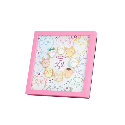 치이카와 파크 액자 핀뱃지 세트