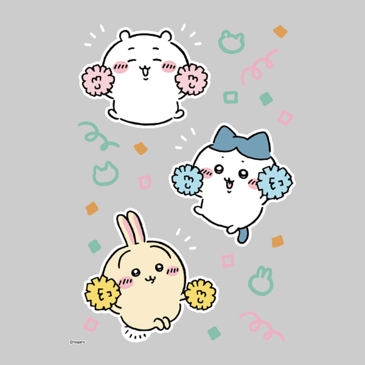ちいかわ キャラぴた アイロンプリントシート①A52 | ちいかわ