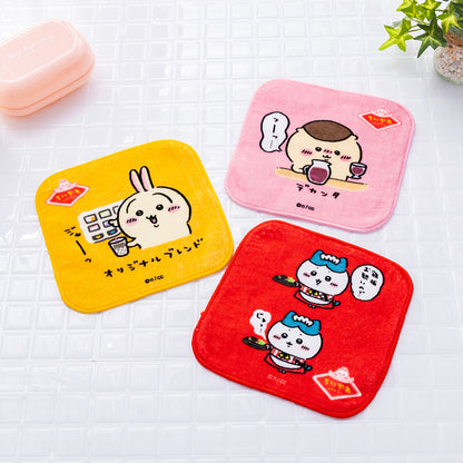 吉伊卡哇 吉伊卡哇餐廳 方形3枚組毛巾（嘶）