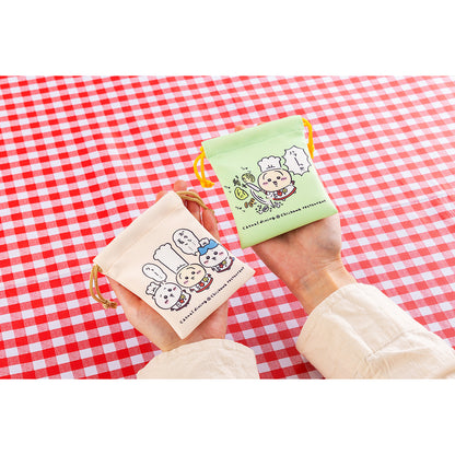 吉伊卡哇 吉伊卡哇餐厅 2个套装迷你抽绳袋（长帽子）