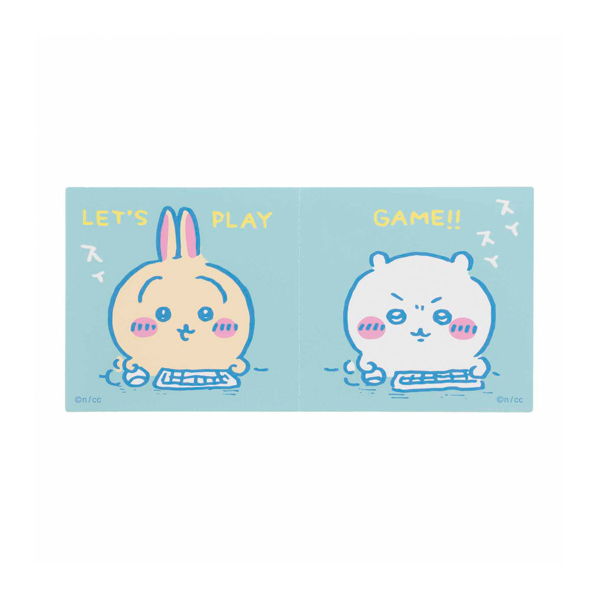 吉伊卡哇  東京特產 切割式！雙人貼紙（遊戲）