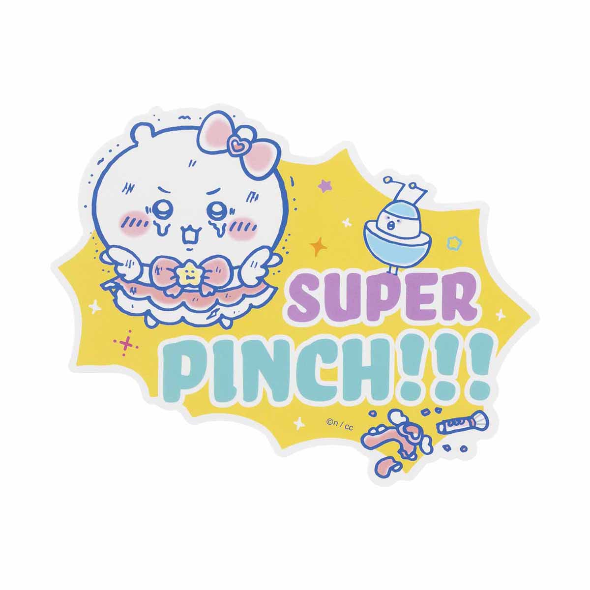 ちいかわ まじかるちいかわ 大きめステッカー（SUPER PINCH！！！）