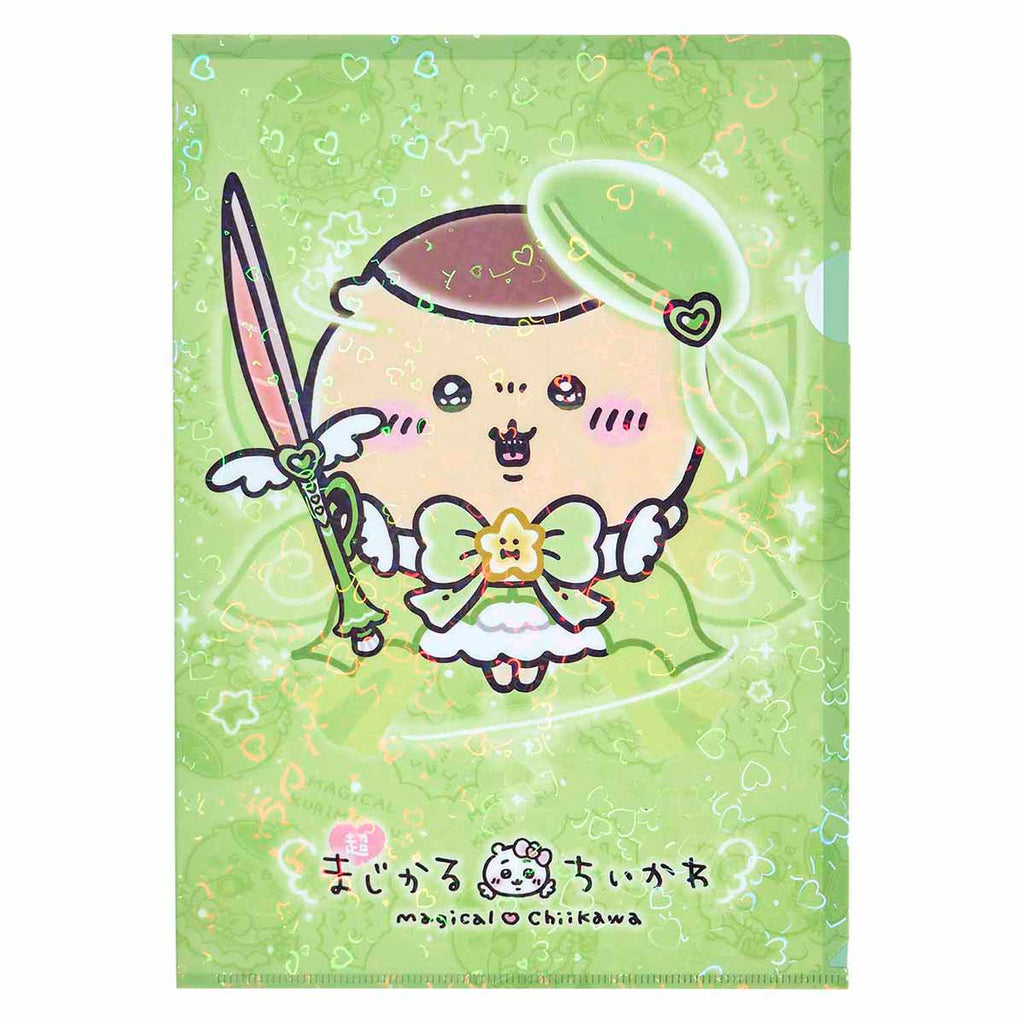 Chikawa Super Makikaru Chikawa Hologram Clear File (Kurimanju)