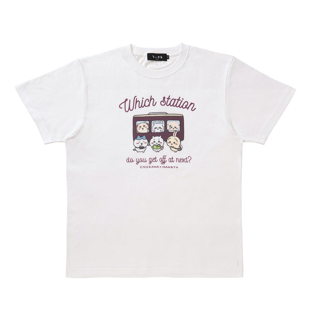 Chiikawa Hankyu Train T -shirt (side of the train)