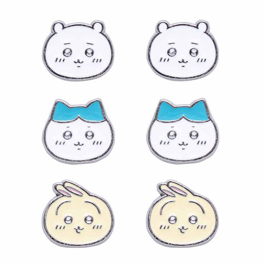 ちいかわ マグネットピアス 3種セット（ちいかわ・ハチワレ・うさぎ）