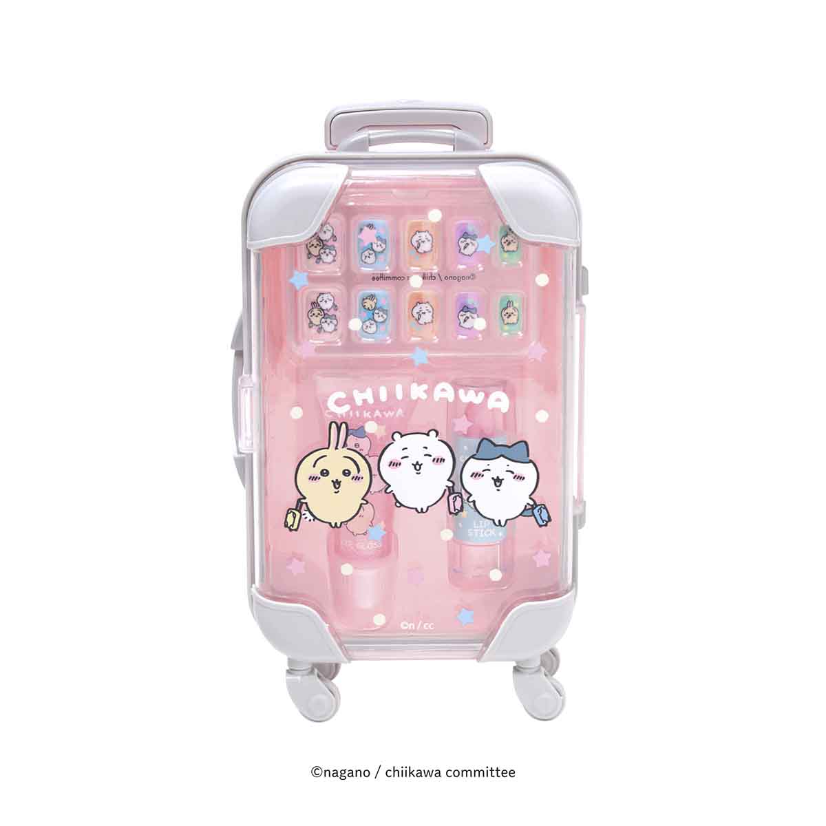 ちいかわ ミニキャリーケース メイクセット（ピンク）