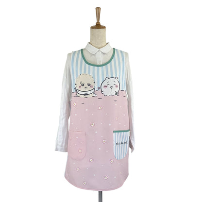 Chiikawa Apron (Flower・Stripe Pattern)