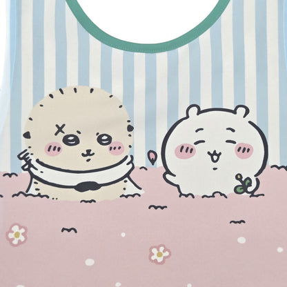 Chiikawa Apron (Flower・Stripe Pattern)