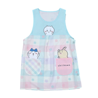 Chiikawa Apron (Flower・Checkered Pattern)