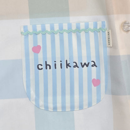 Chiikawa Apron (Heart・Checkered Pattern)