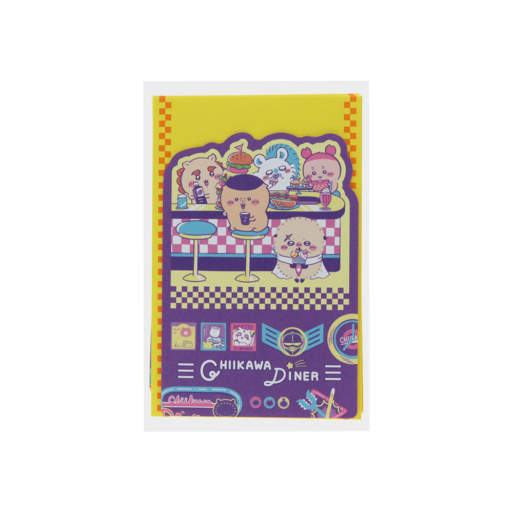 かわかわページ ちいかわ ダイカットマルチフリップカバー L（モモンガ＆古本屋