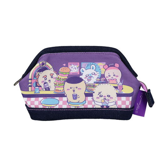 Chiikawa Denim Pen Case with Wire (Chiikawa DINER Dinner)