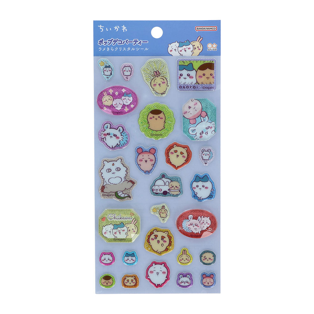 ちいかわ ラメきらクリスタルシール（みんな）【クレジットカード決済限定商品】