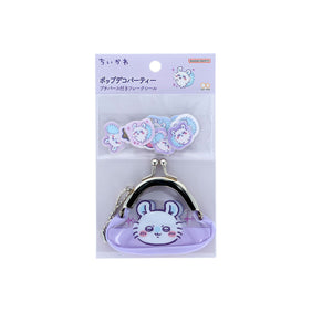 ちいかわ プチパース付きフレークシール（モモンガ）【クレジットカード決済限定商品】