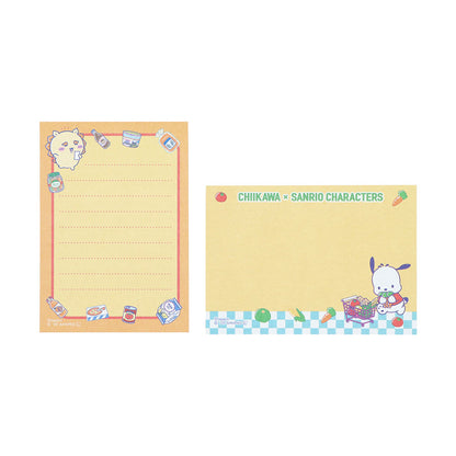 吉伊卡哇 × 三丽鸥角色 迷你便签 (狮萨 × 帕恰狗)