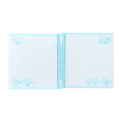 Chiikawa × Sanrio Characters Square Ring Notebook (Blue)