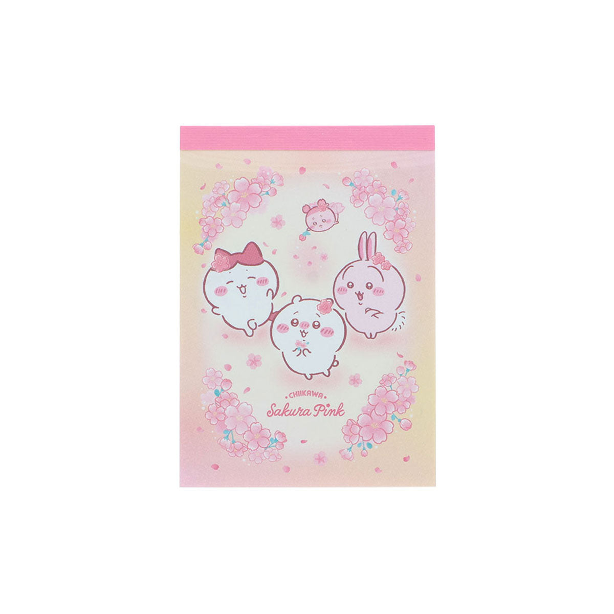 ちいかわ メモミニ（Sakura Pink・サクラ・ちいかわ＆ハチワレ＆うさぎ
