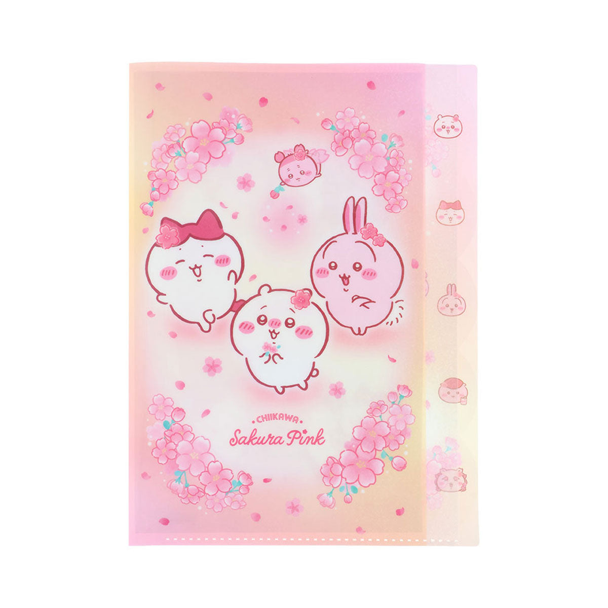 ちいかわ ダイカットクリアファイル5P（Sakura Pink・サクラ） | ちい