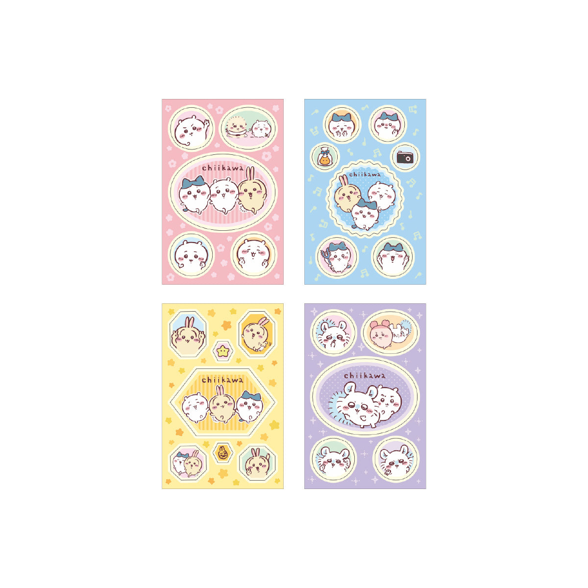 Chiikawa Money Envelopes w/Stickers Assortment 4-Pack Set 2027