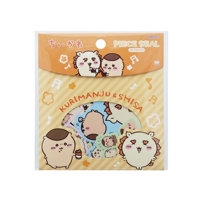 吉伊卡哇 拼图贴纸（栗子馒头×狮萨）